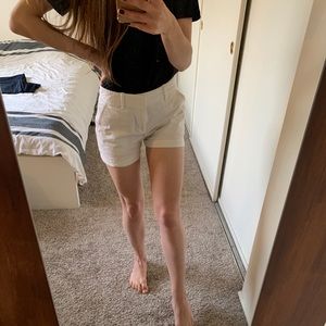 White GAP City Shorts.